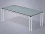 Dining Table with Glass Top