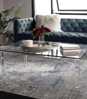 Coffee Table Rectangular With Glass Top