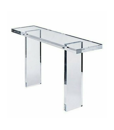 Console Table Overhang Style