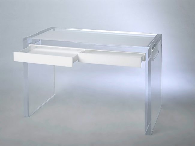 Acrylic Desk with drawers