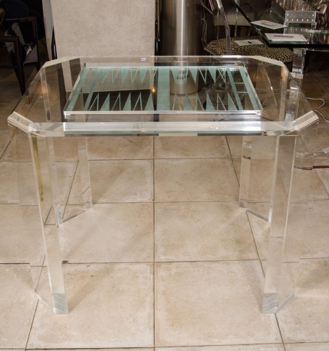 Acrylic game table