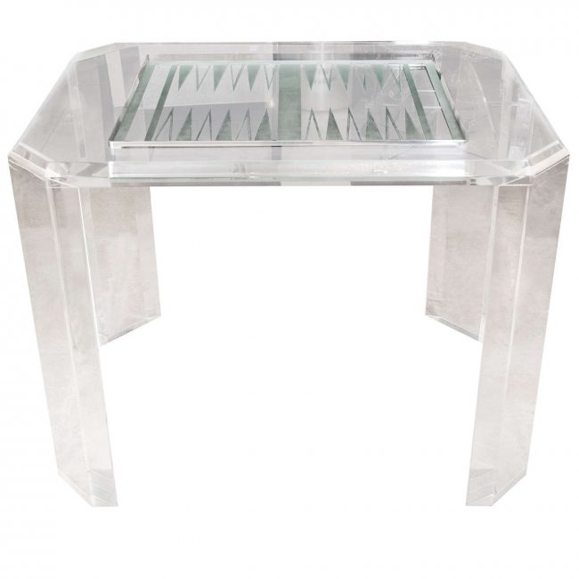 Acrylic game table