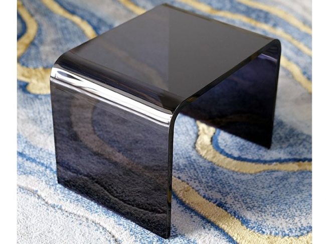 Acrylic side table