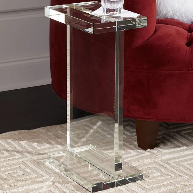 Acrylic side table