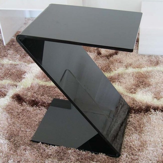 Acrylic Z side table