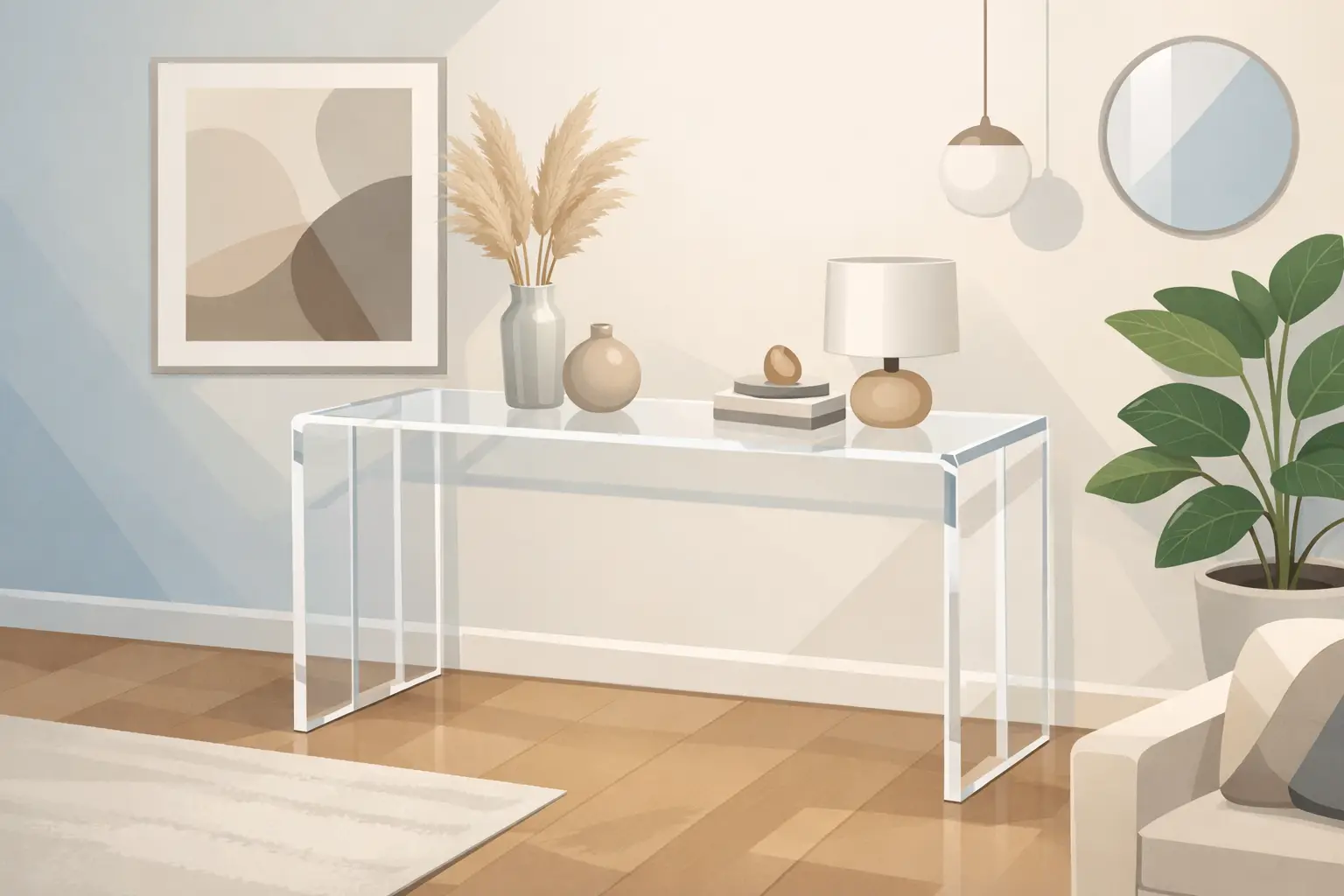 How to Choose a Clear Acrylic Console Table