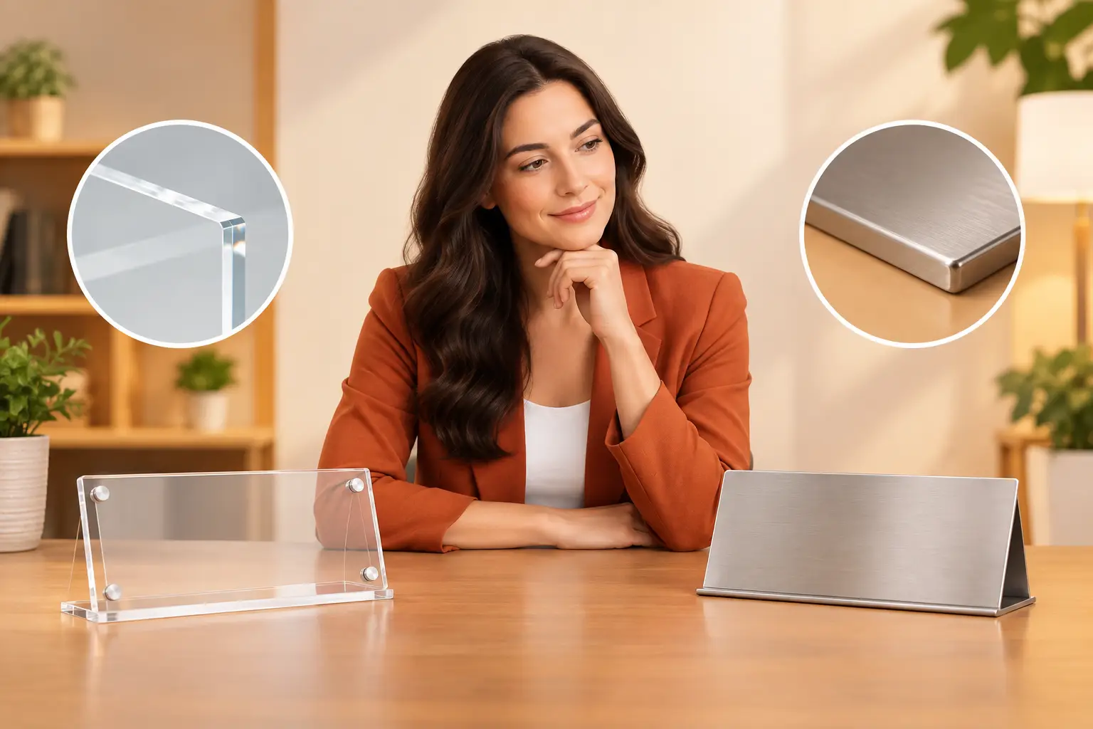 Acrylic Nameplates Versus Metal Nameplates
